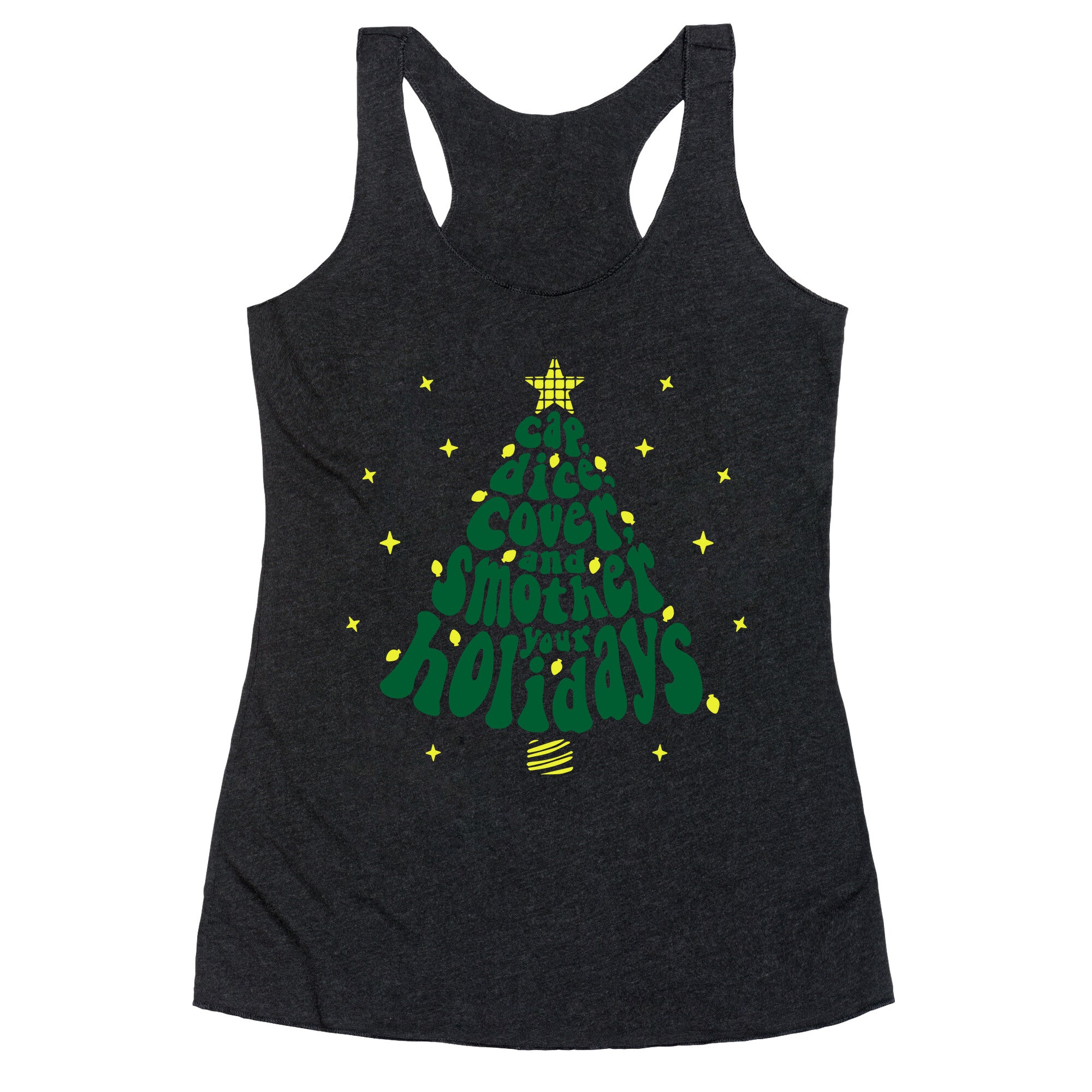 Waffle House Christmas Racerback Tank